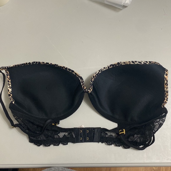 RARE Victoria's Secret Leopard Print Air Push-Up Bra Size 36D - Picture 2 of 12